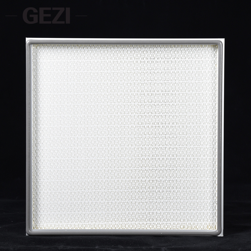 H13 H14 U15 U16 ULPA Aluminum Non-Separator Mini-Pleat Close Pleated Cleanroom FFU HEPA Filter
