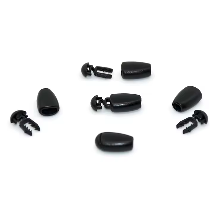 Factory Sale Good Quality Pom Cord Ends Lock Clip Buckle Cord End Clip For Garments