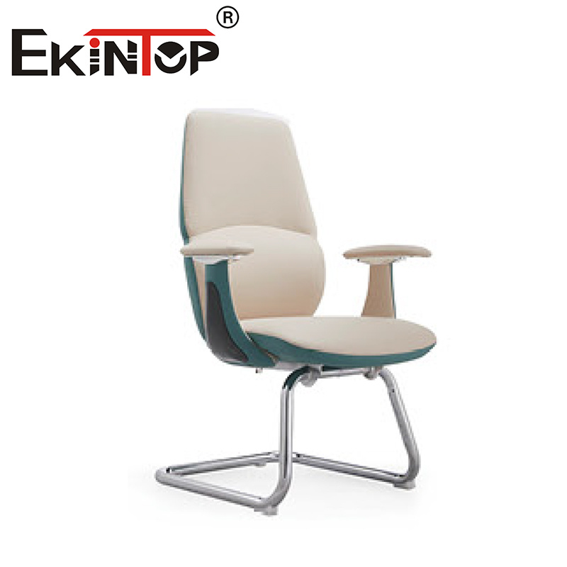 Ekintop Manufacturer Commercial Office Furniture Ergonomic Leather Staff Waiting Chair Executive Office Meeting Chair