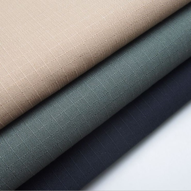 Soild Color Dyed Poplin Pocket Fabric Sweatshirt Fabric Polyester/Cotton Fabric Waterproof