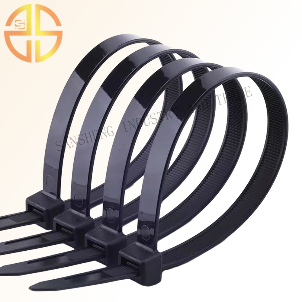 OEM Self-Locking Nylon Cable Ties PA6 Heavy Duty Industrial Plastic Ties