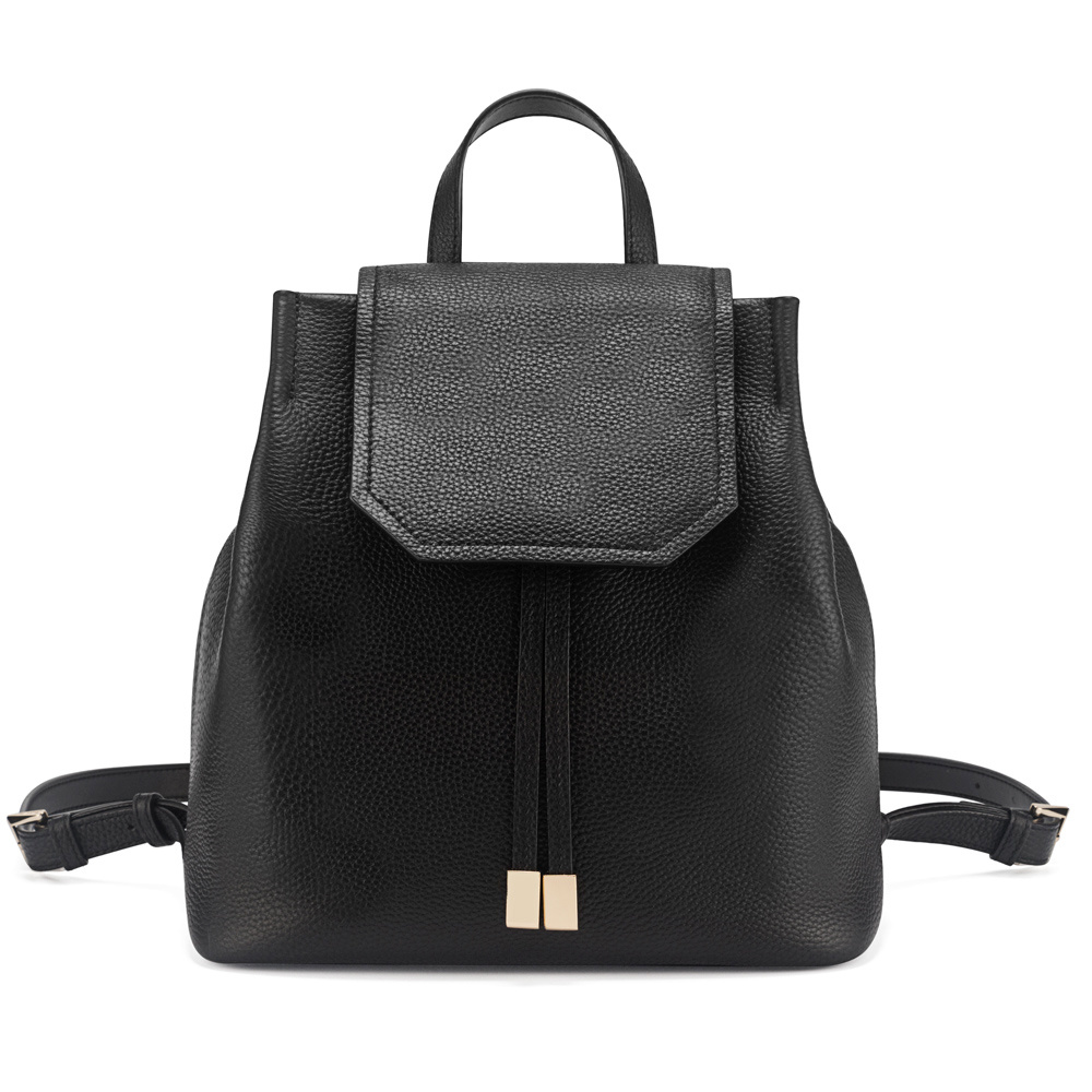 Lady Genuine Leather Backpack Fashion Cowhide Satchel