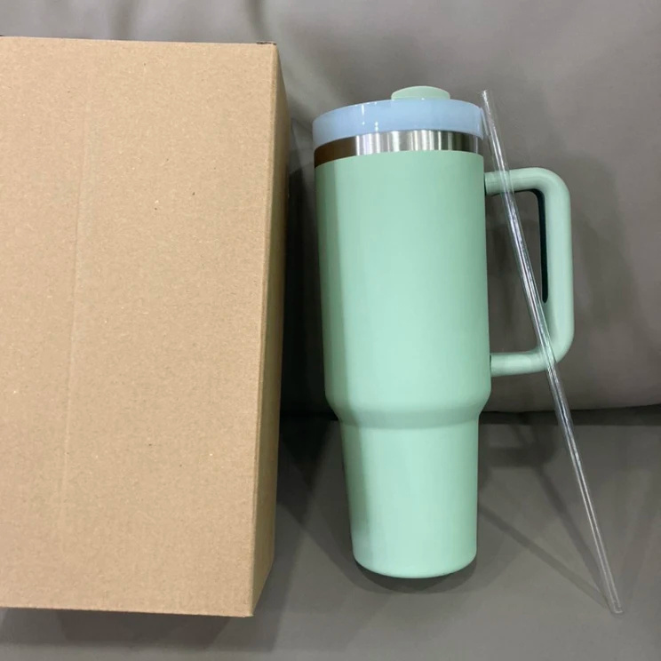 Trending Water Bottle Cup Stainless Steel Tumbler Mug 40oz