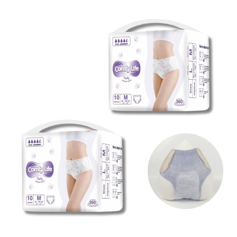 OEM Super Absorbent Breathable Period Pad Feminine Pads Disposable Menstrual Pants Panties