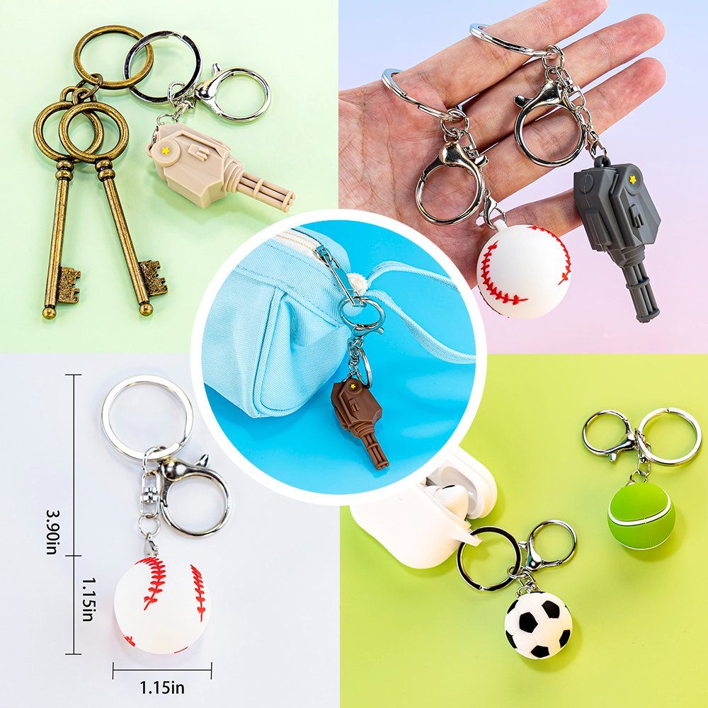 Bestseller Basketball Football Keyring Keychain Souvenirs Gift Bag Keychain Bulk