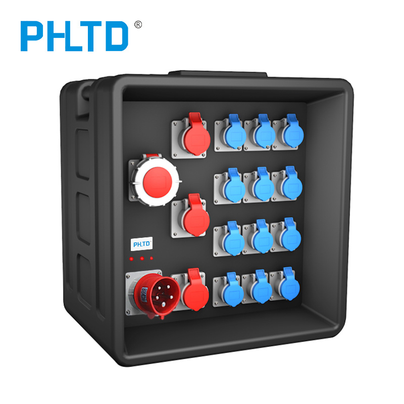 New Style Outdoor Waterproof Stage Lighting Distribution Box Portable Power Distribution Box Flight Case Distro Power Distributors