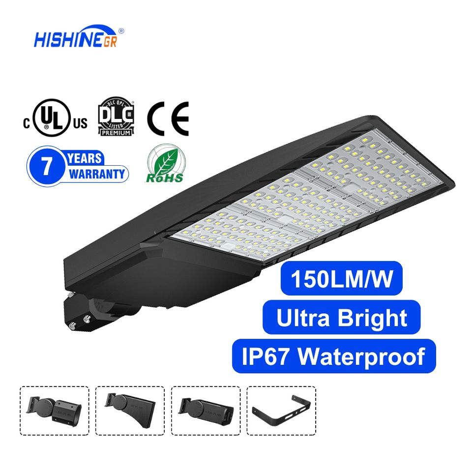 Hishine Mini Size Smart Modern Led Street Light 80w 100w 120w Ul Listed Outdoor Post Top Lighting