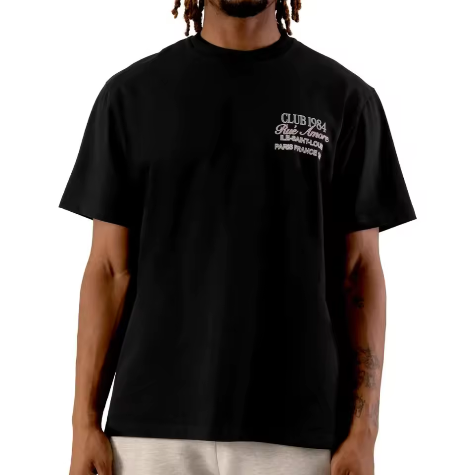 Wholesale Oversized Black Shirt With Graphic Print 2025 New Arrival Short Sleeve Cotton T Shirt For Mens Perfect For Casual Wear