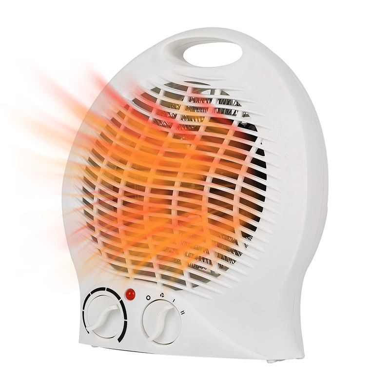 2 In 1 Small Portable High Power Low Noise Fast Heating Wire Household Desktop Space Air Hot Electric Fan Heater For Office Home