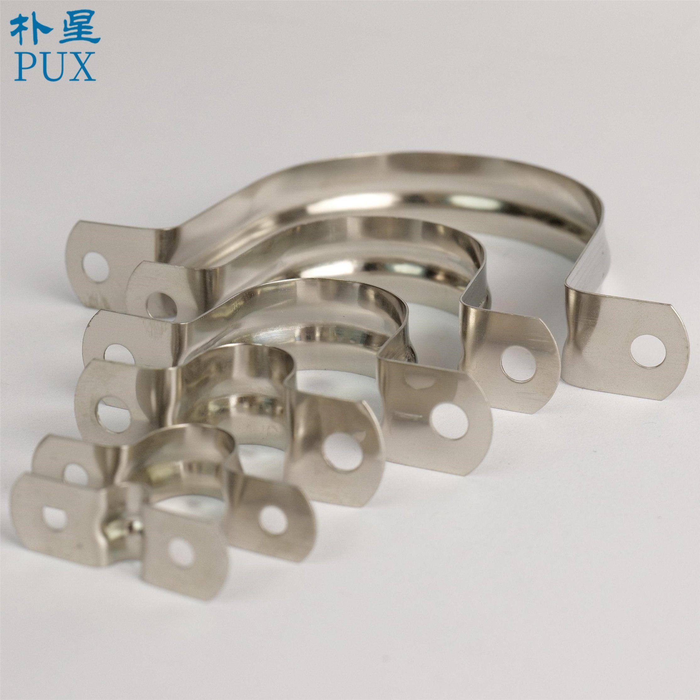 U-Shaped Galvanized Stainless Steel Metal Hose Clip Saddle Pipe Clip Binding Pipe Clip Clamp