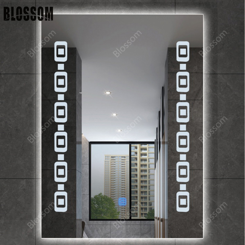 Vertical Hanging Symmetrical Rectangular Dressing Customizable Modern Mirror