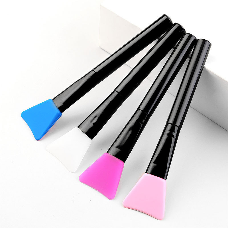 Fast Shipment Smooth Soft Flat Silicone Facial Brush Face Mask Applicator