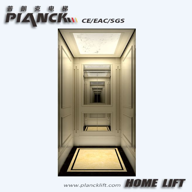 Comfort Safe Low-Noise Residential Vvvf Home Elevator for Mansion Use