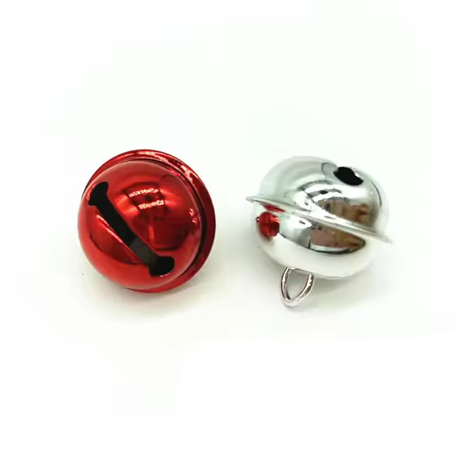 Mixed Colors New Christmas Bells Beads Small Jingle Bells Christmas Gift Decoration Christmas Jingle Bell 50mm