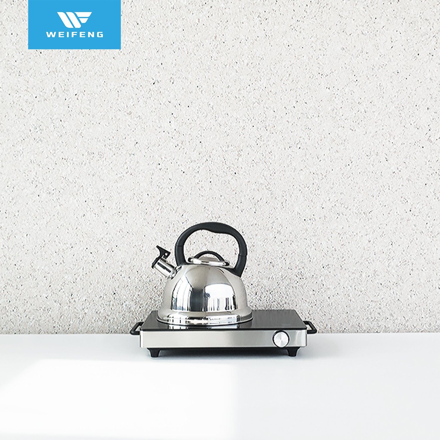 Flip-up Nozzle Cover Stainless Steel Whistling Kettle with Anti-Hot Handle