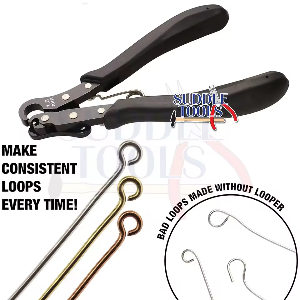 Super Seller Rts Ready To Ship 1.5mm 24-18 Gauge Craft Wire Tool One Step Looper Looping Pliers Consistent Loops Jewelry Making