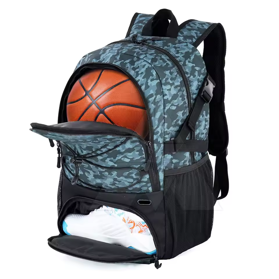 Camo Printing Sports Accessories Basketball Players Bag Latest Design Basketball Players Bag