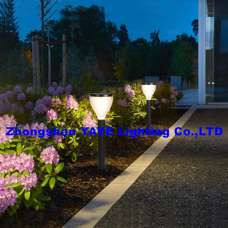Yaye 2024 China CE Hot Sell Solar IP66 High Quality 30W Aluminum Outdoor Waterproof LED Road Lawn Sensor Garden Pathway Landscape Park Driveway Walkway Lighting