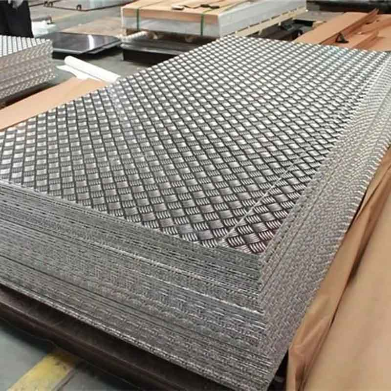 China Supplier 1050 1100 3003 5083 6003 6061 Aluminum Checkered Chequer Stucco Tread Diamond Embossed Sheet for Decorative