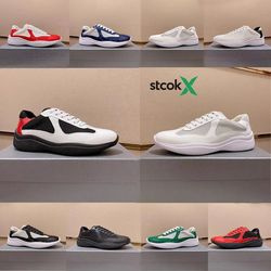 Men Women Luxury Brand Designer Leather Sneakers Shoestop Quality Novelty