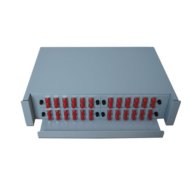 48 Port Rack Mounted Fixed Type Fiber Optic Patch Panel