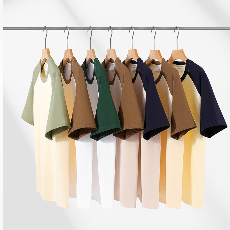 Adjustable Plugin Short Sleeve High-Quality Cotton Blend Breathable Daily T-Shirt