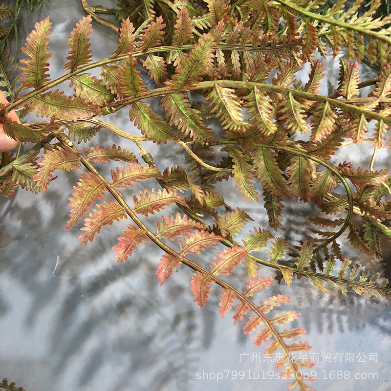 110cm Artificial Persian Leaf Vines Hanging Plants for Home Hotel Office Decoration