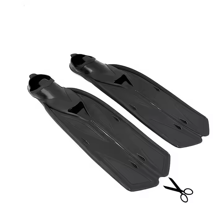 Factory Direct Sale Best Price Swimming Fins Full Foot Pocket Soft Tpr Comfortable Adult Swim Fins