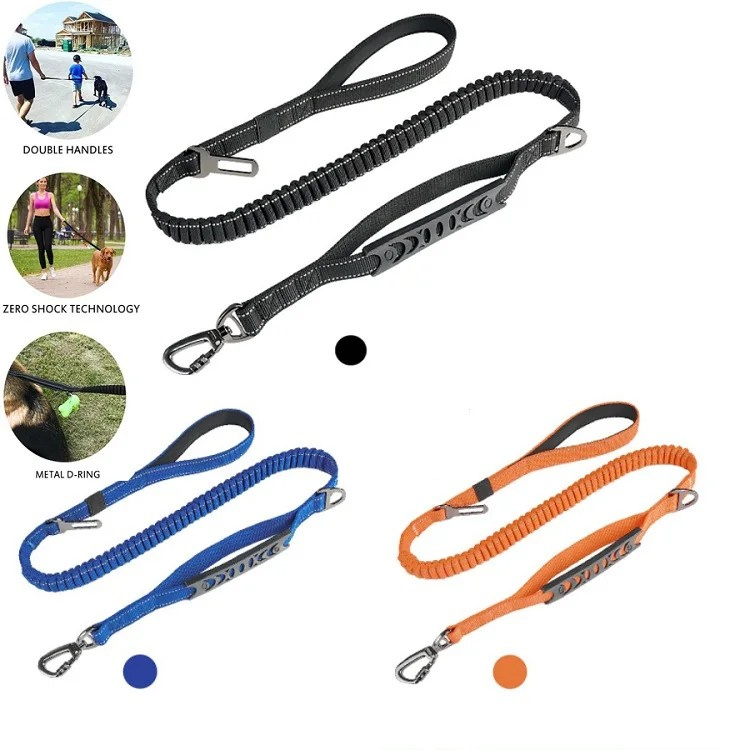 Reflective Strip Adjustable Dog Training Rope Outdoor Dog Walking Leash