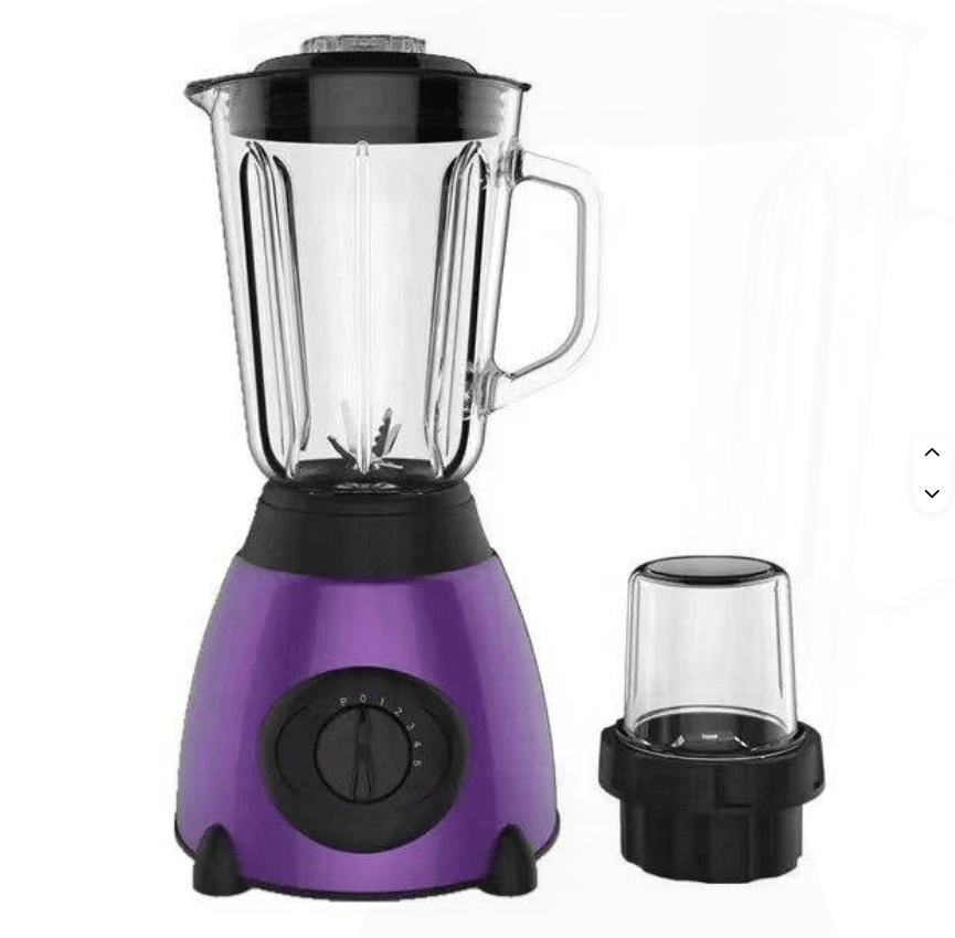 Y66 Blender with Premium Glass/Plastic Jar and Steel Housing