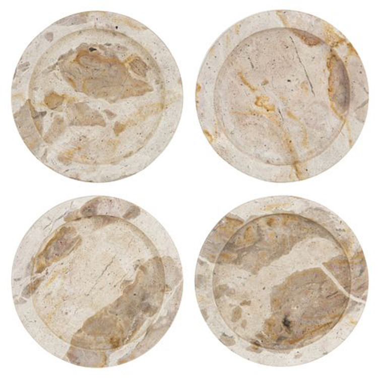 Customization Marble Ceramic Coasters for Drink Cup Mat in Living Room