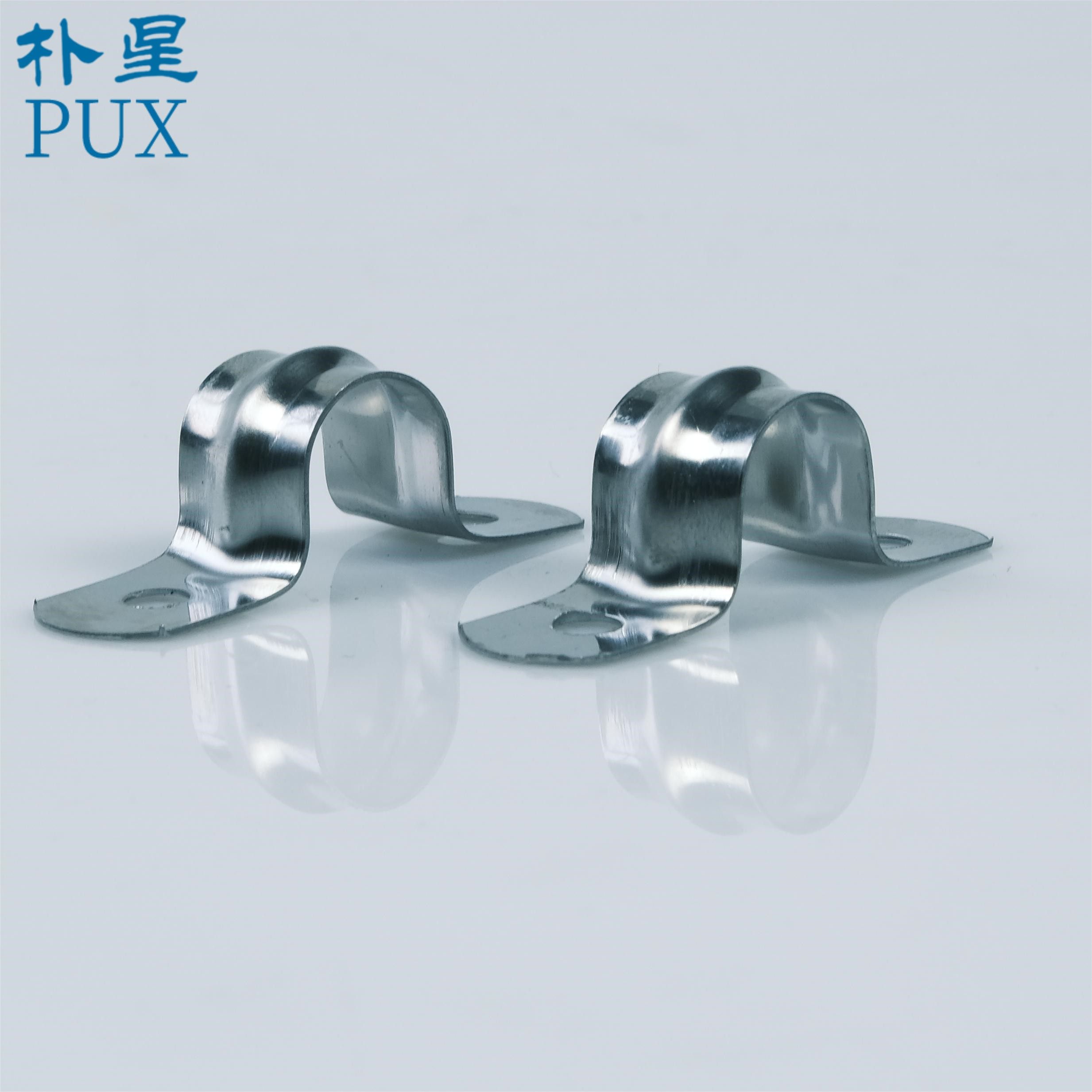 New Material Factory Wholesale for PVC Pipe Stainless U Shape Hose Saddle Metal Clamp Pipe Fitting Saddle