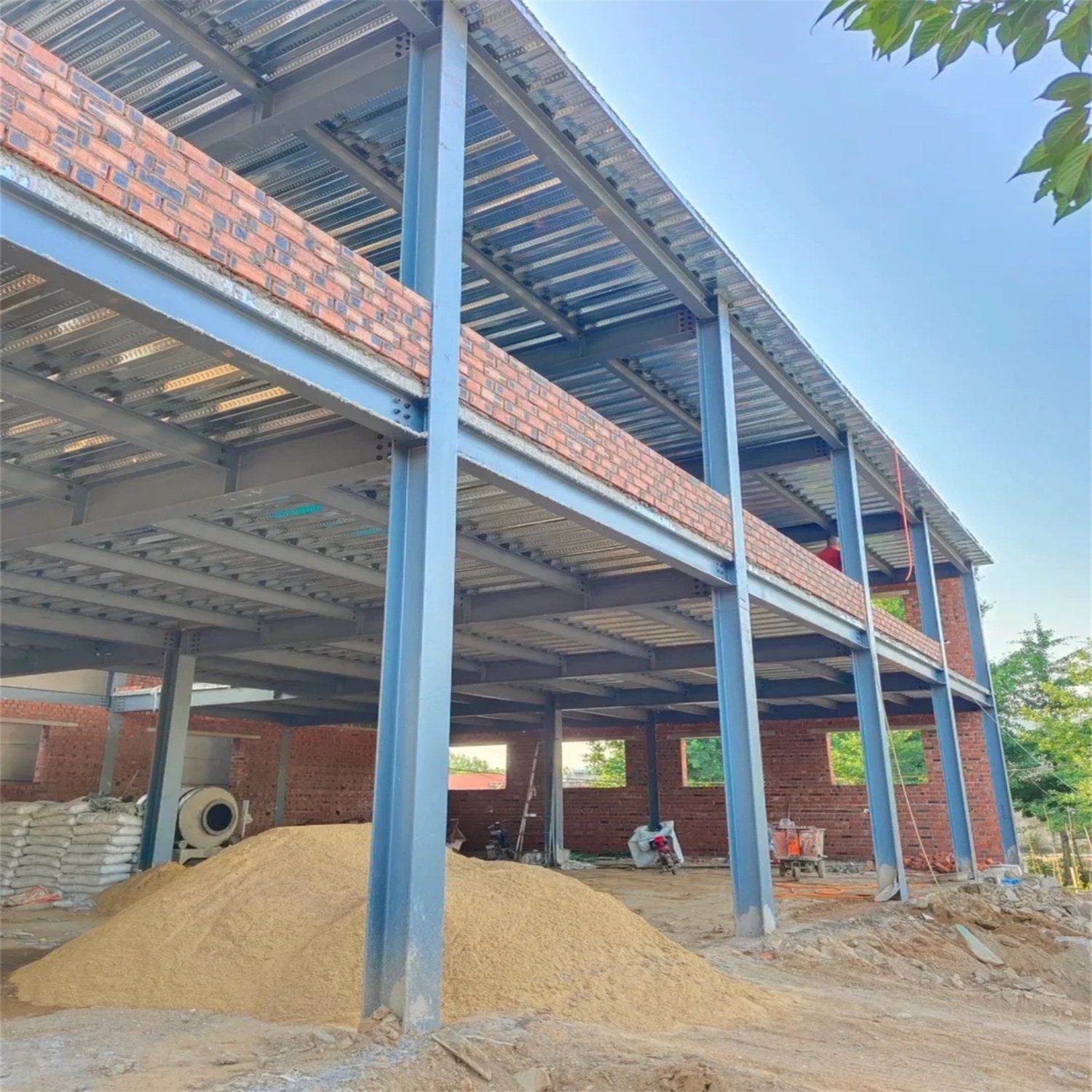 Prefabricated Steel Building/Steel Structure for Construction Building/Industry Warehouse/School with Economic Design/Best Price/Easy Fast to Install with