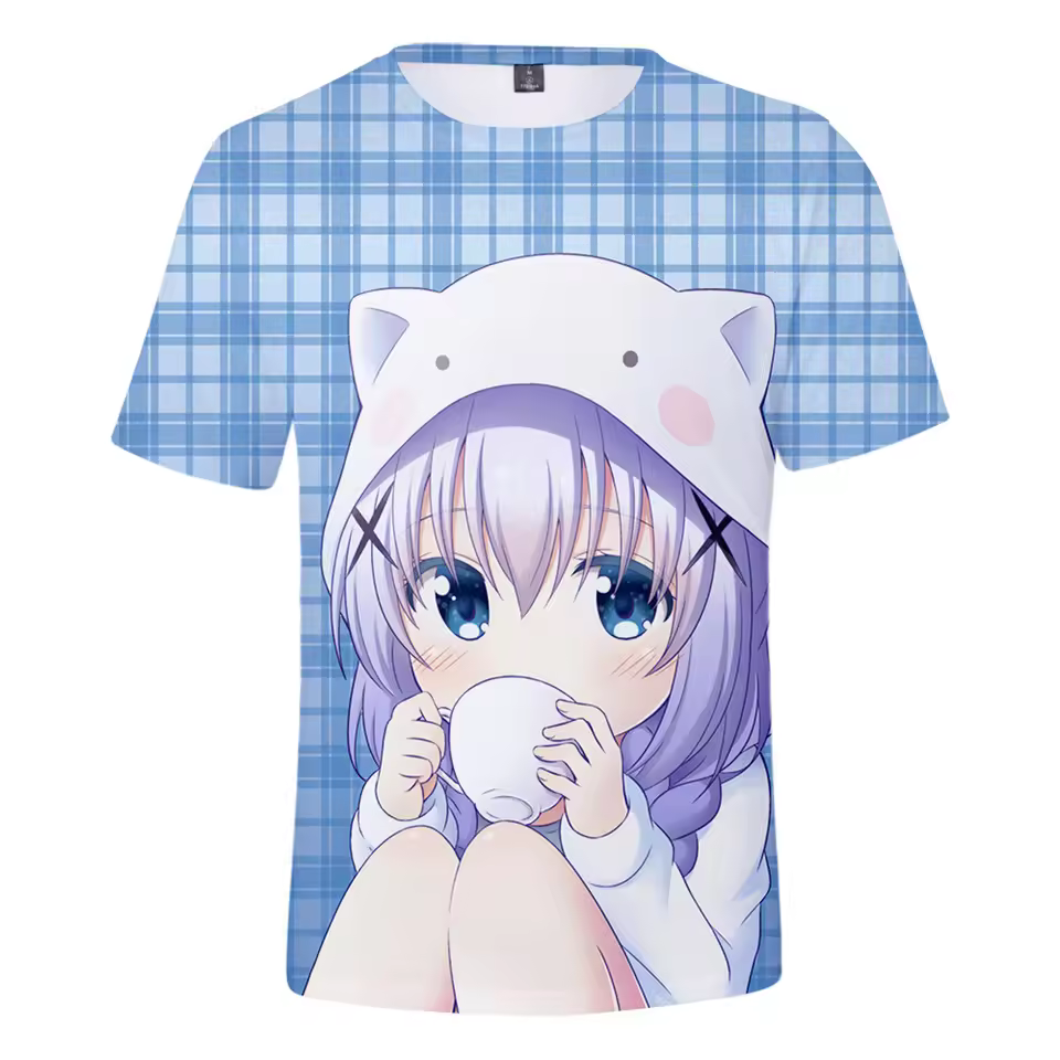 General Basic Children's Japanese Anime 3d T-shirt Wholesale Dropshipping T Shirt China