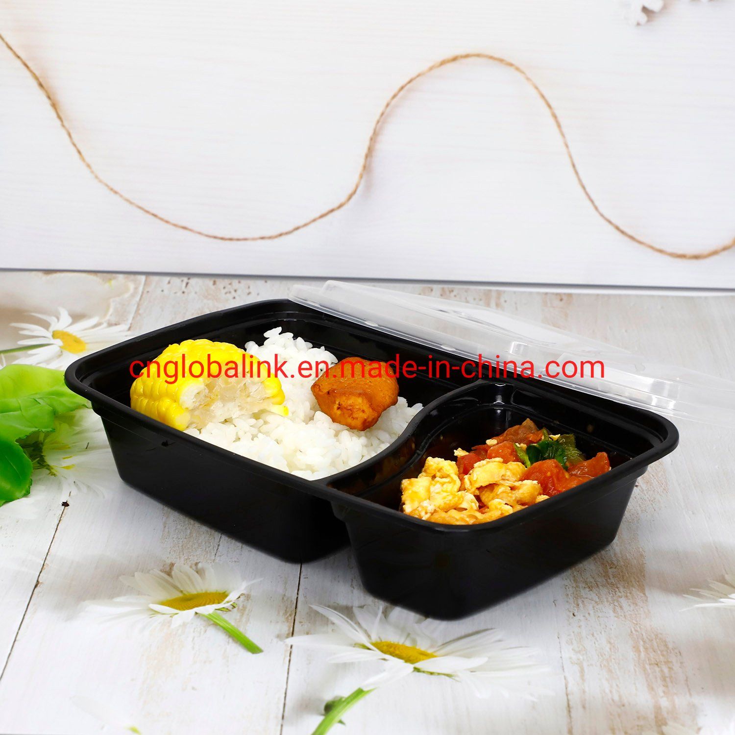 Plastic Food Container Take Away Lunch Box OEM Accepted