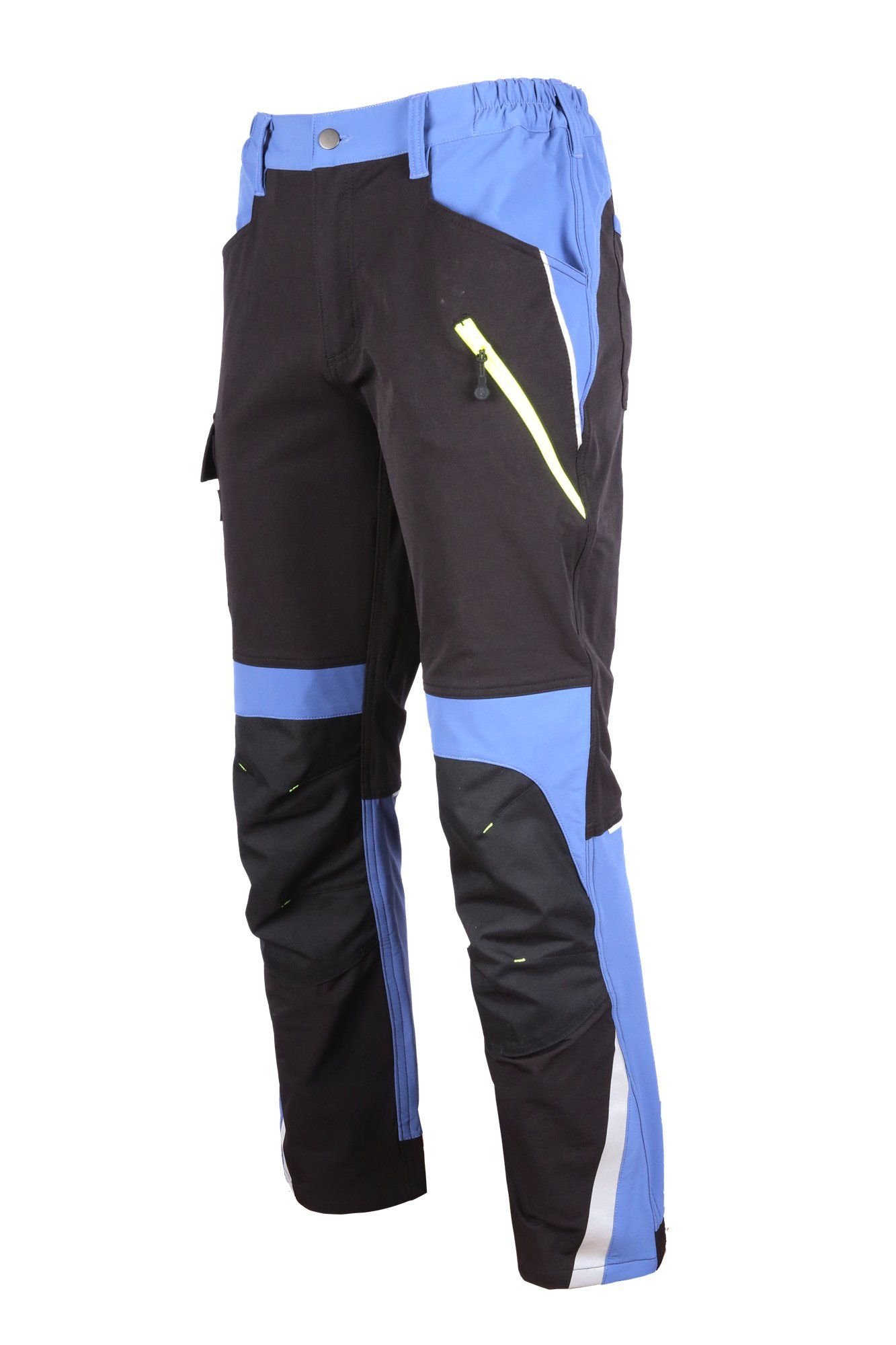 Men's Outdoor Safety Protective Reflective 4-Way Stretch Trousers Custom Security Uniform