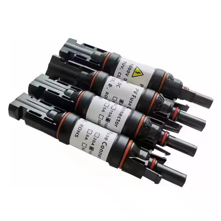 100pcs/lot Waterproof 1000v 10a/15a/20a/30a Dc Solar Fuse Connectors Fusible Holder With Inline Fuse