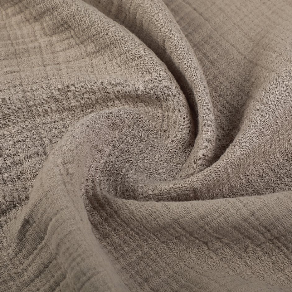 Easy to Clean Versatile Smooth Cotton Muslin Gauze Fabric for Baby Blankets