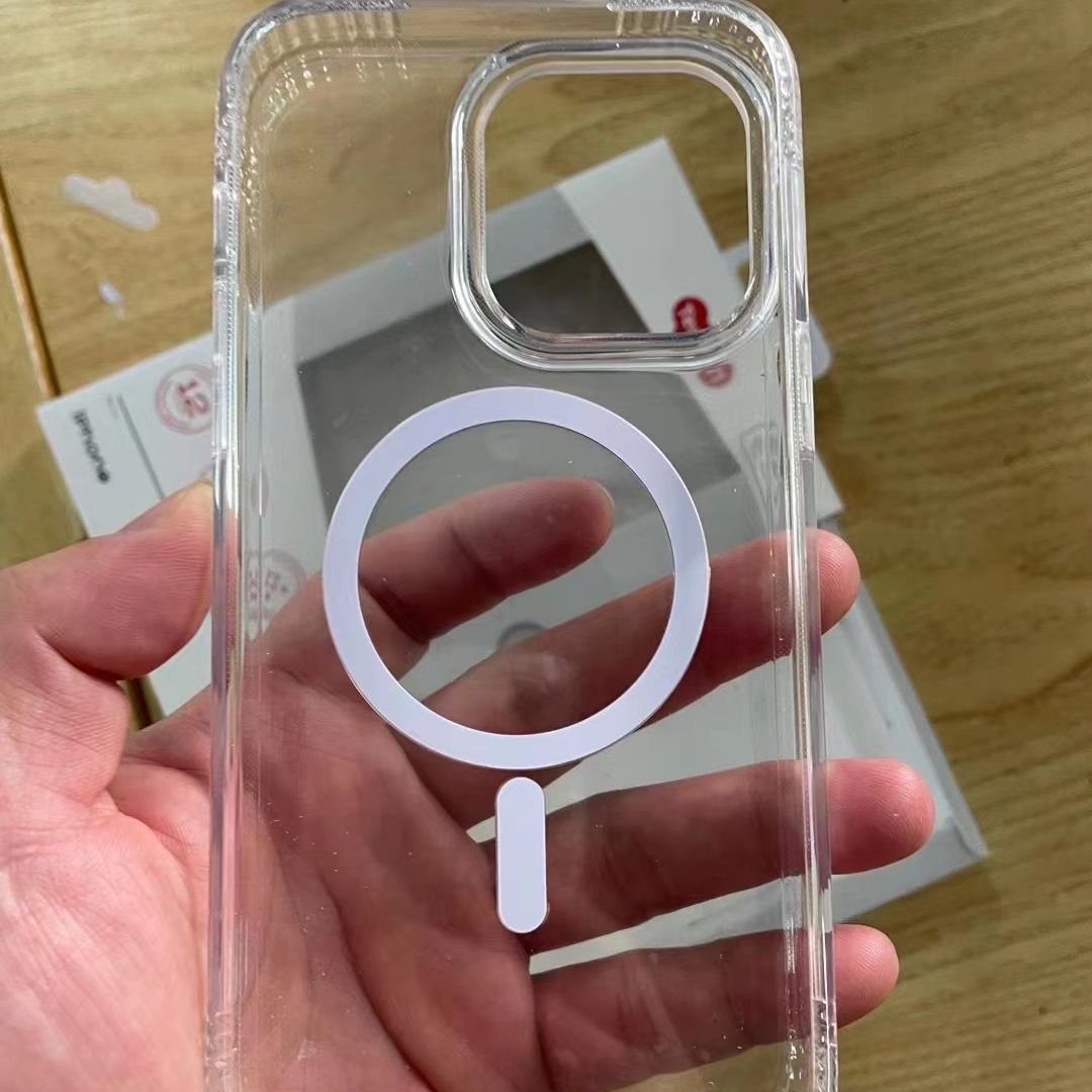 Tech 21 Uses Appl 14plus Case I Phone14 Promax Transparent Magnetic Lens Protection Against Falls