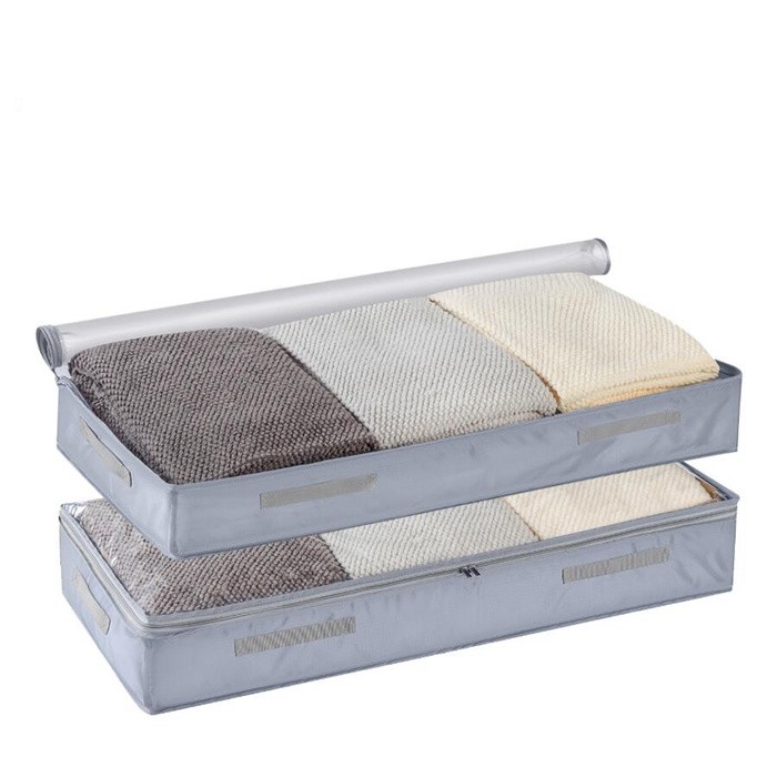 Underbed Storage Container with Lids and Handles for Bedding Sheets Comforter
