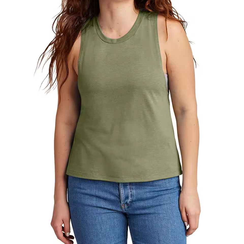 Women's Sleeveless Stretch Polyester Tank Top Moisture Wicking Activewear For Ladies Breathable Women's Tank Tops Oem