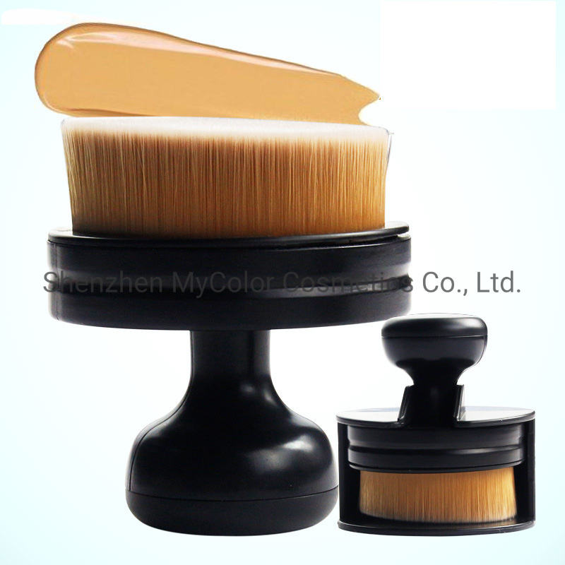 Single Stamp Cosmetic Brush 1PC Flat Multi Functional Foundation Powder Blush Kabuki Brush for Make up