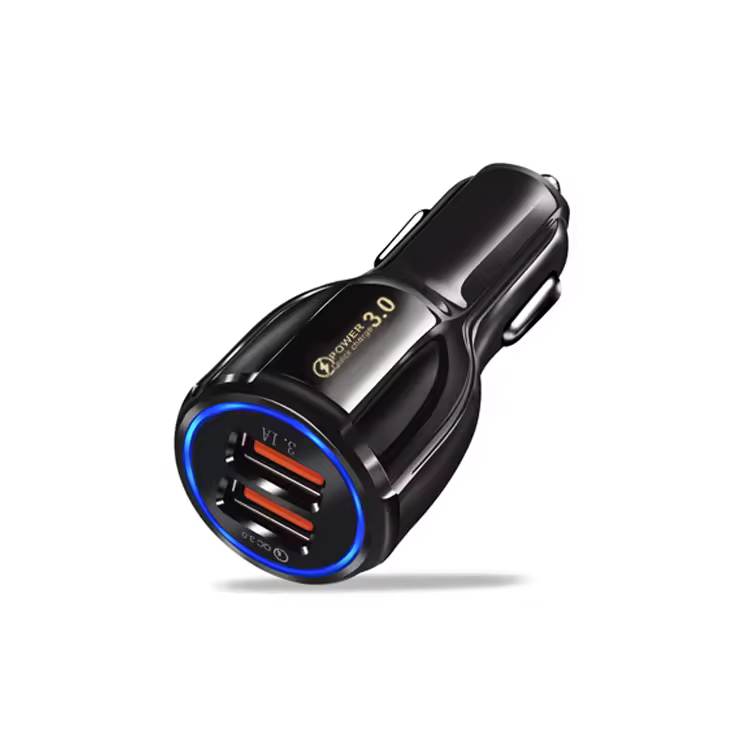 In Stock Quick Charge 3.0 Dual Usb Port Car Charger For Iphone