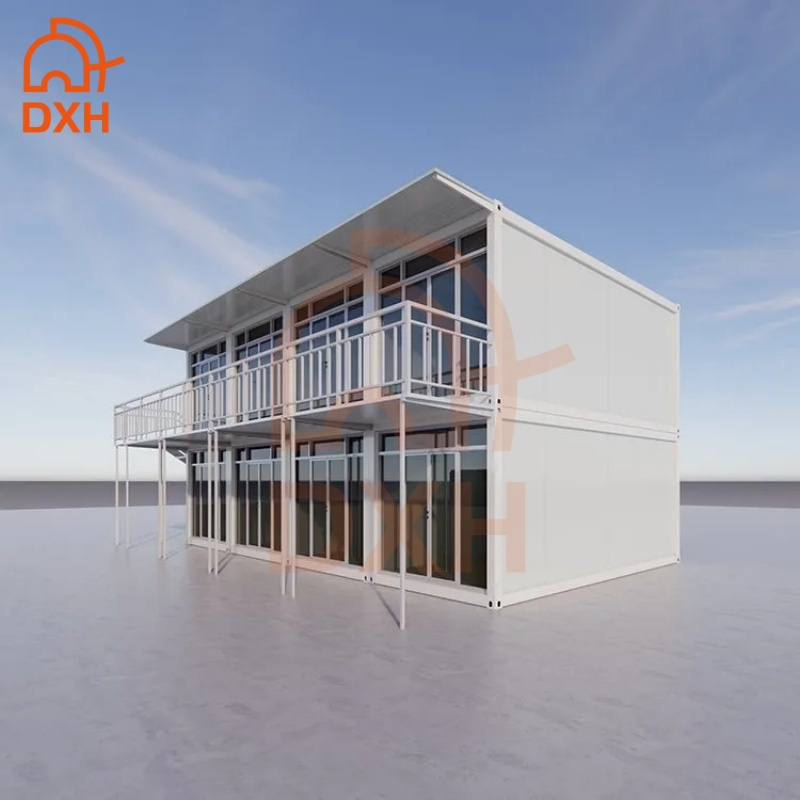 Dxh Manufacture Price Modern Store Modular Dormitory Accommodation Office Classroom Two Storey Houses Prefab Detachable Flat Pack Prefabricated Container Home