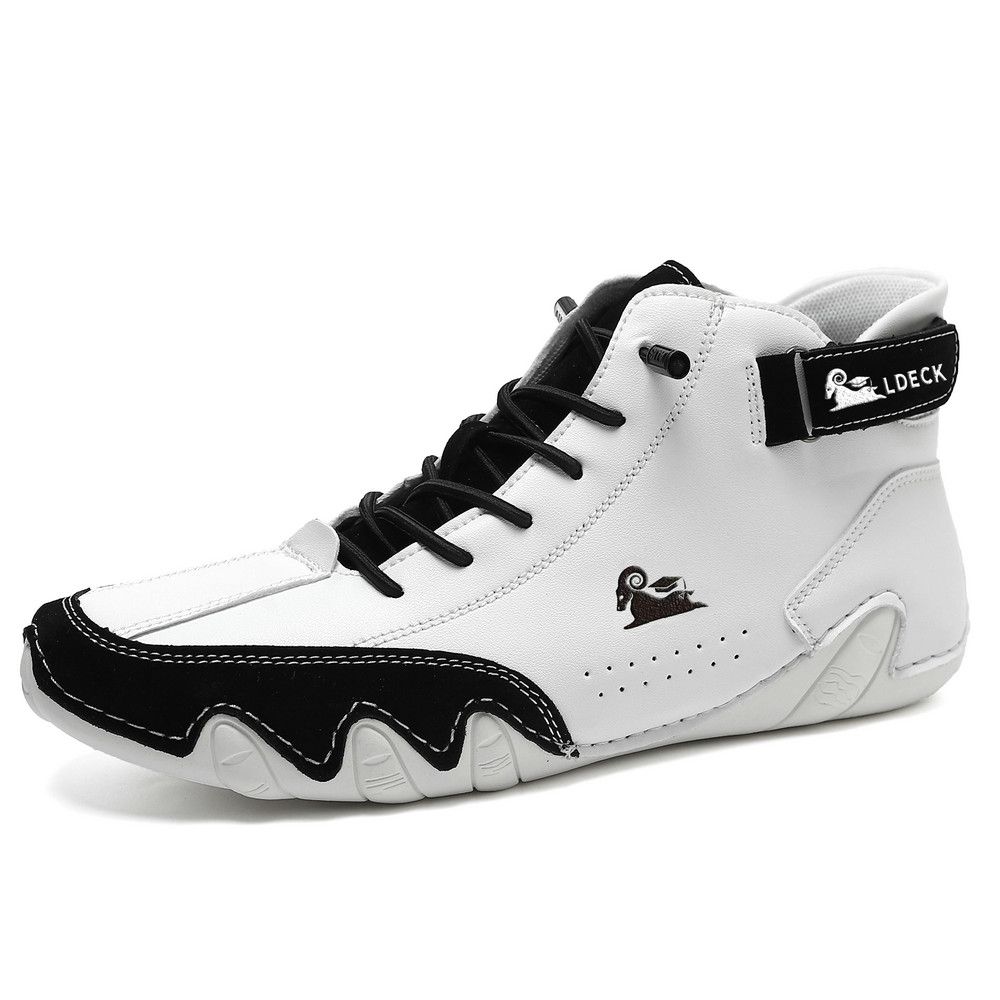 Fashionable High Top Luxury Brand Men's Boots Breathable Lightweight Comfortable Lace up Women Casual Outdoor Ankle Walking Shoes