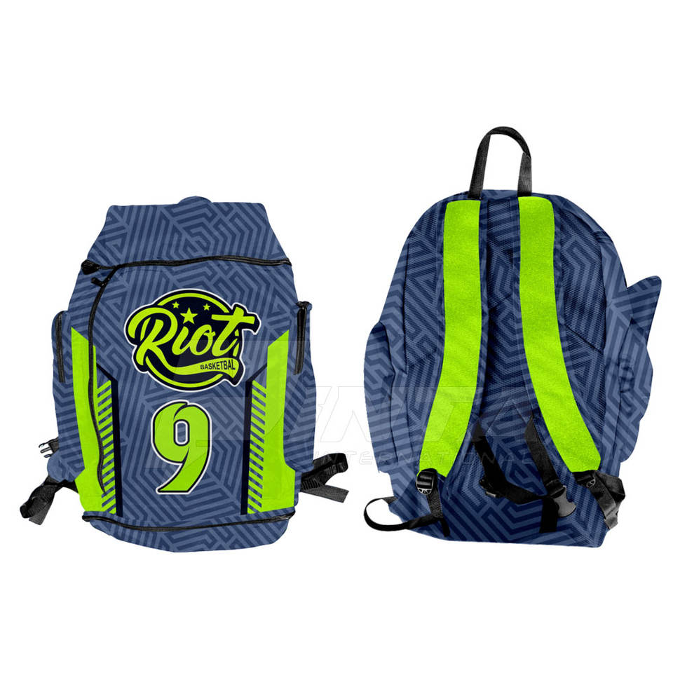 Wholesale Lightweight Custom Made Sports Backpack With Latest Design Waterproof Polyester Lining Zipper Closure Portable Durable