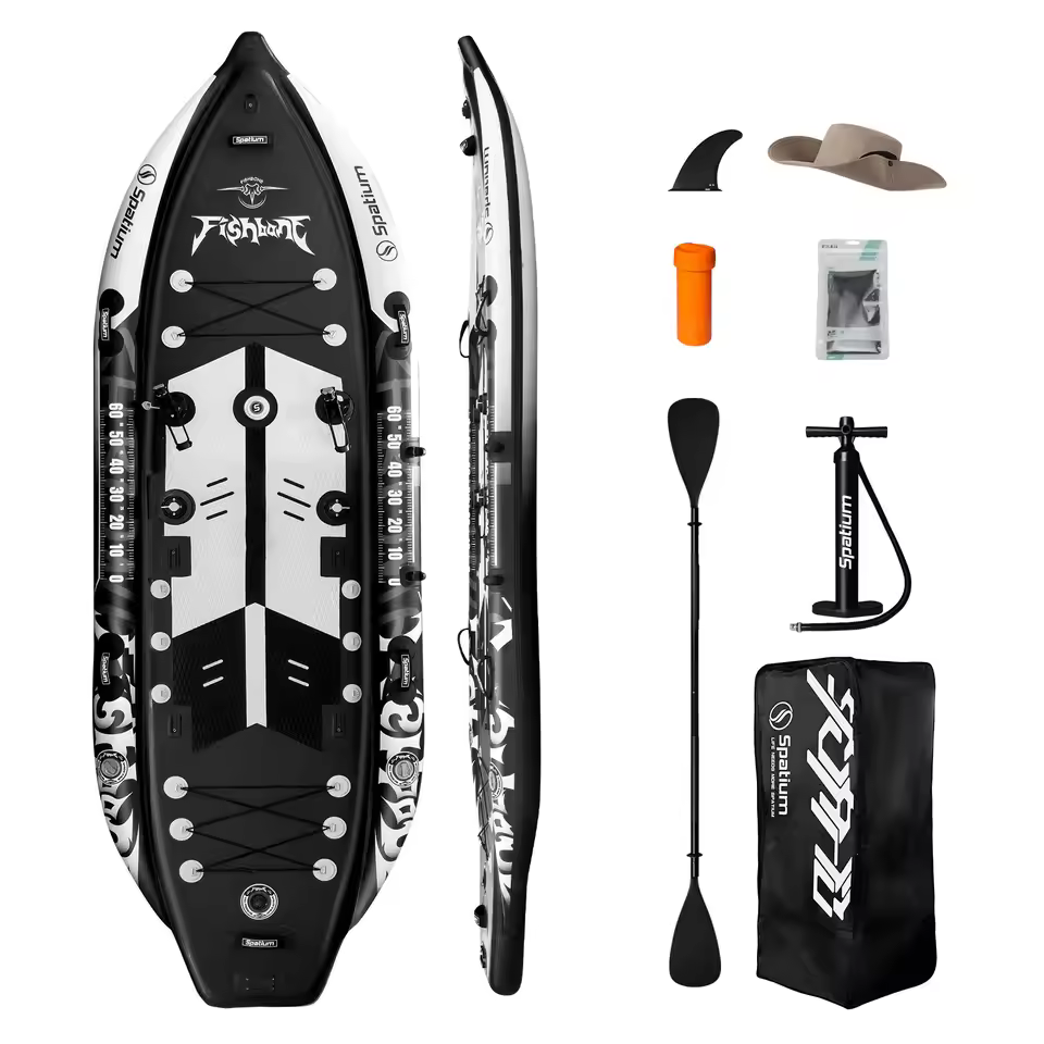 Spatium 2025 China Fishing Kayak Sup Board Single Person Inflatable Fishing Kayak Boat Angler Kayak For Adults