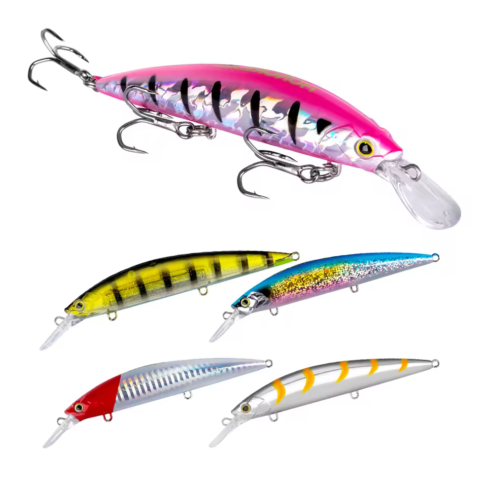 Oem Mexico Usa Jerkbait 110mm 29g 39g Deep Diving Lip Fishing Lure Sinking Minnow Bait Saltwater Plastic Fishing Lures