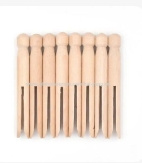 Hot Selling DIY Handmade Dolly Crafts Solid Wooden Clothes Pegs