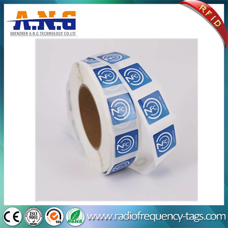 Passive RFID Label Sticker Roll Tags with Adhesive for Printer